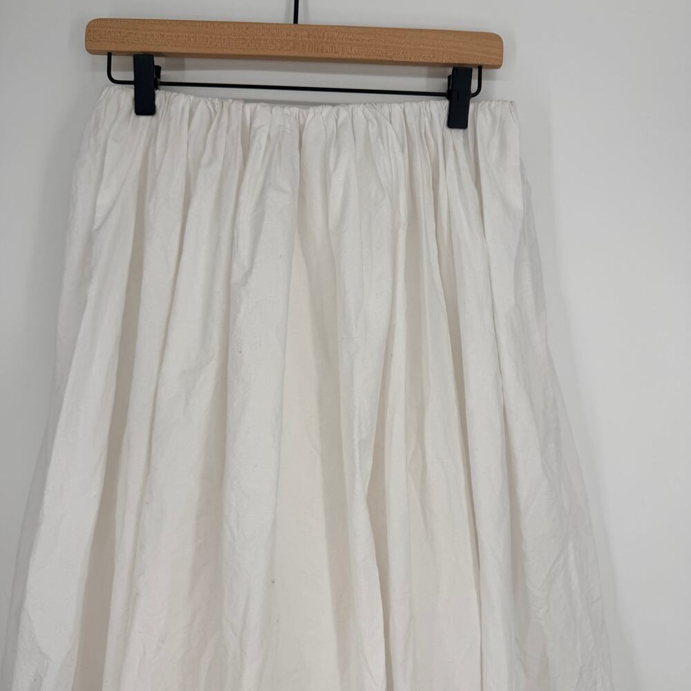 LOFT White Midi bubble skirt - Picture 4 of 8